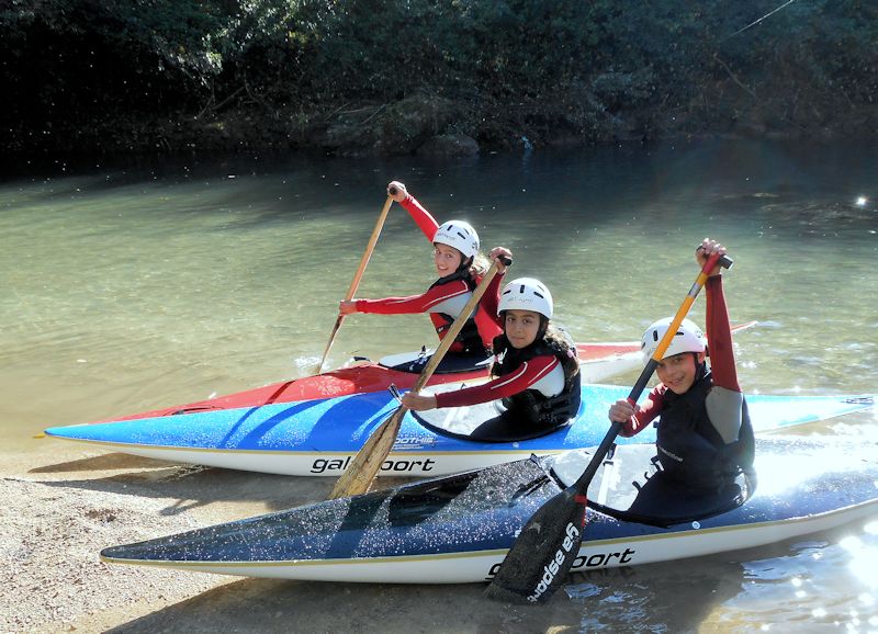 I giovani allievi del Canoanium sul C1